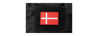 Denmark Flag PVC Morale Patch