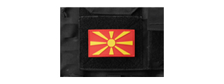 The Republic of North Macedonia PVC Morale Patch