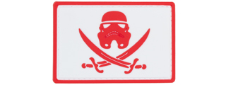 Star Wars Stormtrooper with Swords PVC Patch (Color: Red)