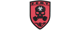 ZERT PVC Patch (Color: Red and Black)