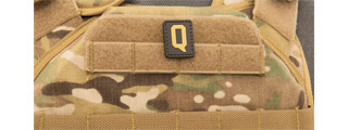 Letter "Q" PVC Patch (Color: Tan)