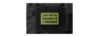 "Bullet Just the Tip, I Promise" PVC Morale Patch (Color: OD Green)