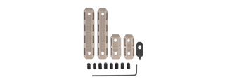 PTS Syndicate EP M-LOK Rail Cover Set (Color: Flat Dark Earth)