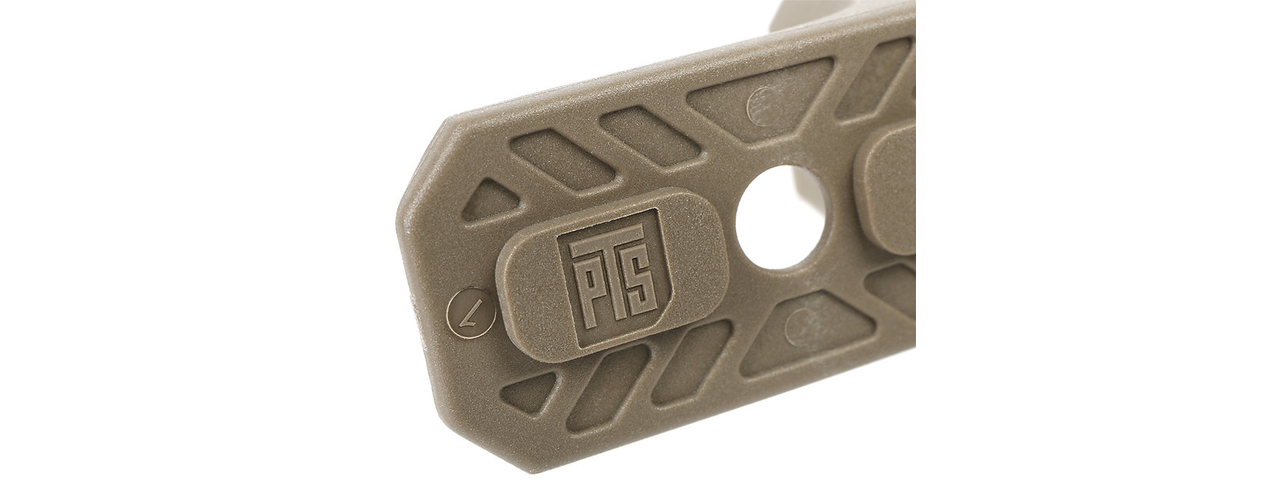 PTS Enhanced Polymer Hand Stop for M-LOK Handguard (Color: Flat Dark Earth)