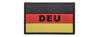 German Flag with DEU PVC Patch