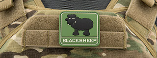 Black Sheep PVC Patch (Color: OD Green)