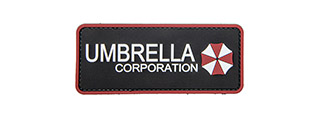 Resident Evil Umbrella Corporation PVC Patch (Color: Black and Red)
