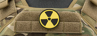 Round Radioactive PVC Patch