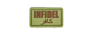 "Infidel" PVC Patch (Color: Foliage)