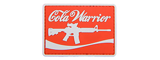 Cola Warrior PVC Patch (Color: Red)
