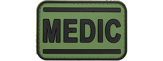 "Medic" PVC Patch (Color: OD Green and Black)