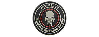 No Mercy, Kinetic Working Group PVC Patch (Color: Black)