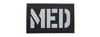 Reflective Fabric MED Patch (Color: Black)