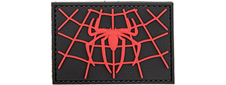 Spider Net PVC Patch (Color: Black)