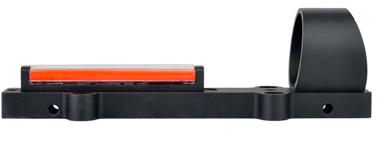 Ranger Armory 1x28mm Fiber Red Dot Sight Scope for Rib Rail Shotguns (Color: Black)