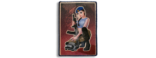"Alex" The Brunette Russian Spetsnaz Modern Pin-Up Girl Embroidered Morale Patch