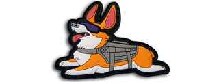 "Chloe" The Tactical Corgi PVC Morale Patch