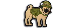 "Nam Pug" The TactiPug Tactical Dog PVC Morale Patch