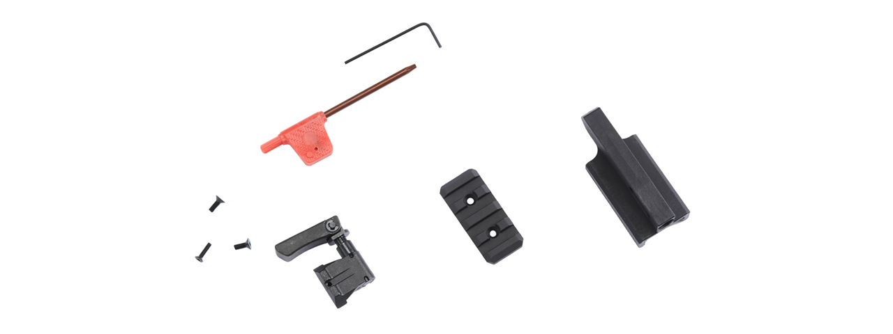 B&T Officially Licensed USW Polymer Conversion Kit for G-Series GBB Airsoft Pistols (Color: Black)