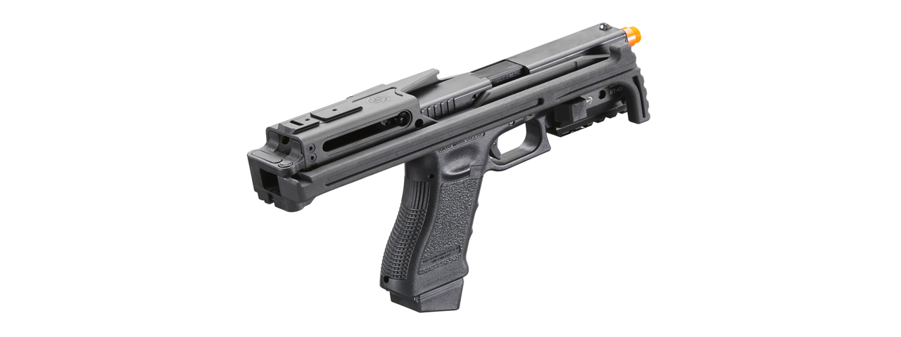 Limited Edition Bundle Metal USW B&T Licensed PCC Kit with Elite Force Gen 4 Glock 17 Gas Blowback Pistol (Color: Black) - Click Image to Close
