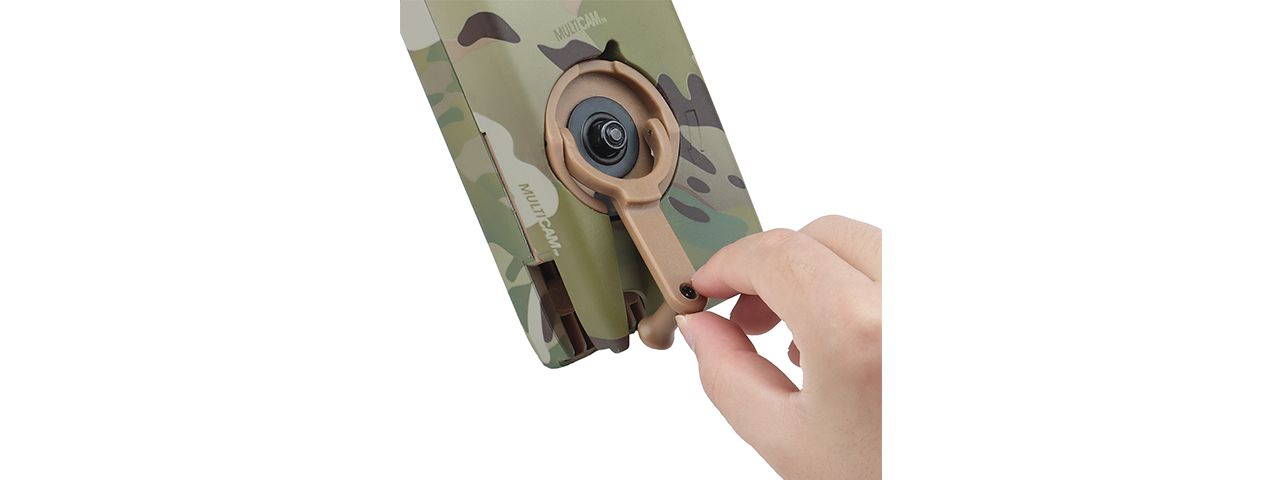 1000 Round Silent Side Winding Speedloader (Color: Multi-Camo) - Click Image to Close
