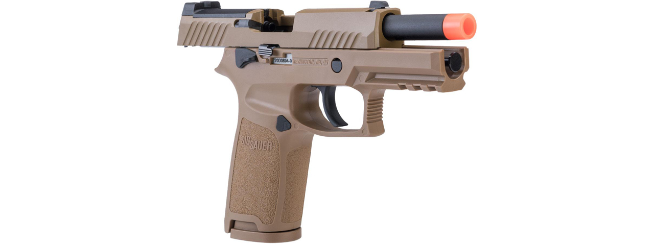 Sig Sauer ProForce P320 M18 MHS Airsoft Gas Blowback Pistol (Color: Tan)