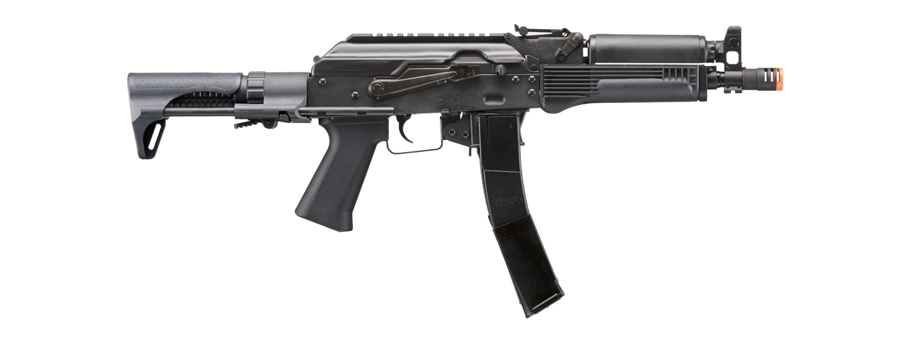 LCT 9mm PP-19 PDW AK Airsoft AEG Rifle w/ Polymer Handguard (Color: Black) - Click Image to Close