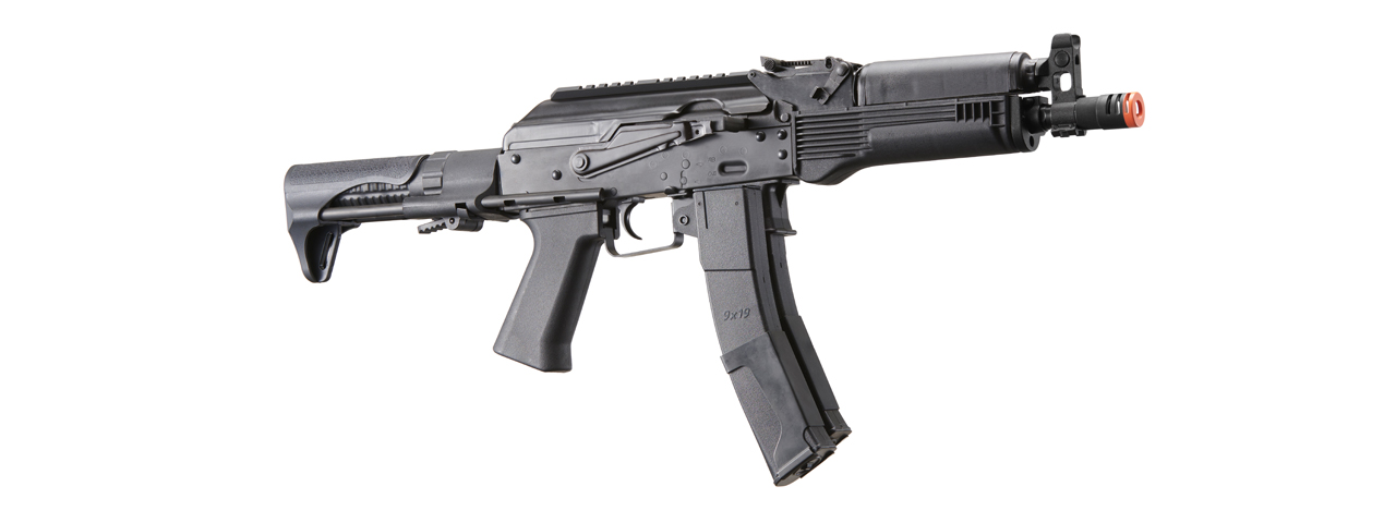 LCT 9mm PP-19 PDW AK Airsoft AEG Rifle w/ Polymer Handguard (Color: Black)