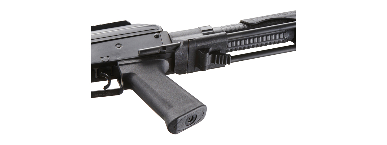 LCT 9mm PP-19 PDW AK Airsoft AEG Rifle w/ Polymer Handguard (Color: Black) - Click Image to Close