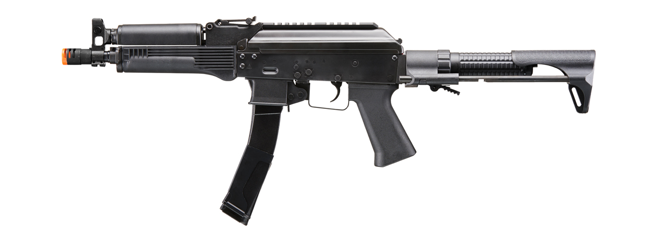 LCT 9mm PP-19 PDW AK Airsoft Electric Blowback Rifle w/ Polymer Handguard (Color: Black)