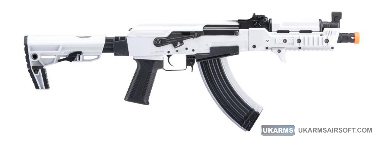 Tokyo Marui AK Storm Next Generation Recoil Shock Airsoft AEG Rifle (Color: White Storm) - Click Image to Close