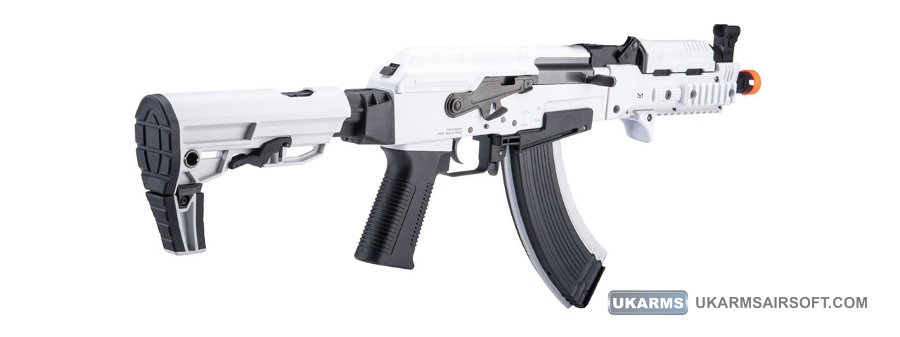 Tokyo Marui AK Storm Next Generation Recoil Shock Airsoft AEG Rifle (Color: White Storm) - Click Image to Close