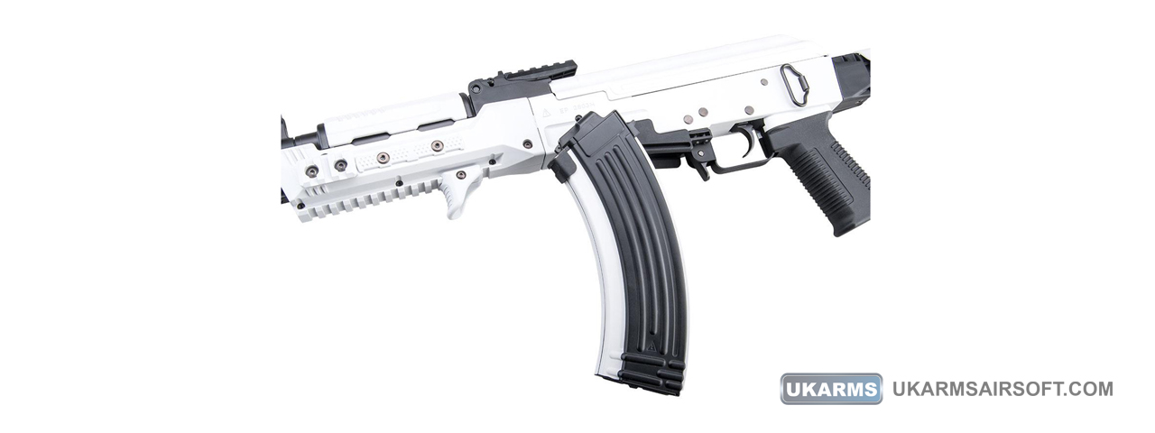 Tokyo Marui AK Storm Next Generation Recoil Shock Airsoft AEG Rifle (Color: White Storm) - Click Image to Close