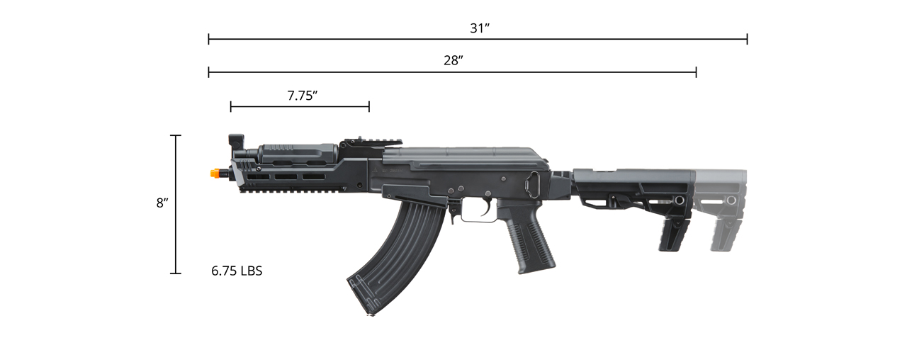 Tokyo Marui AK Storm Next Generation Recoil Shock Airsoft AEG Rifle (Color: Black)