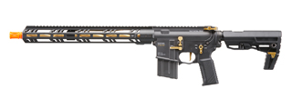 Tokyo Marui MTR16 G-Edition Airsoft Gas Blowback Airsoft Rifle (Color: Black & Gold)