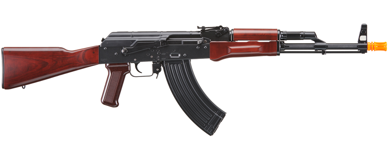 Tokyo Marui AKM ZET System Gas Blowback Rifle (Color: Black / Wood) - Click Image to Close