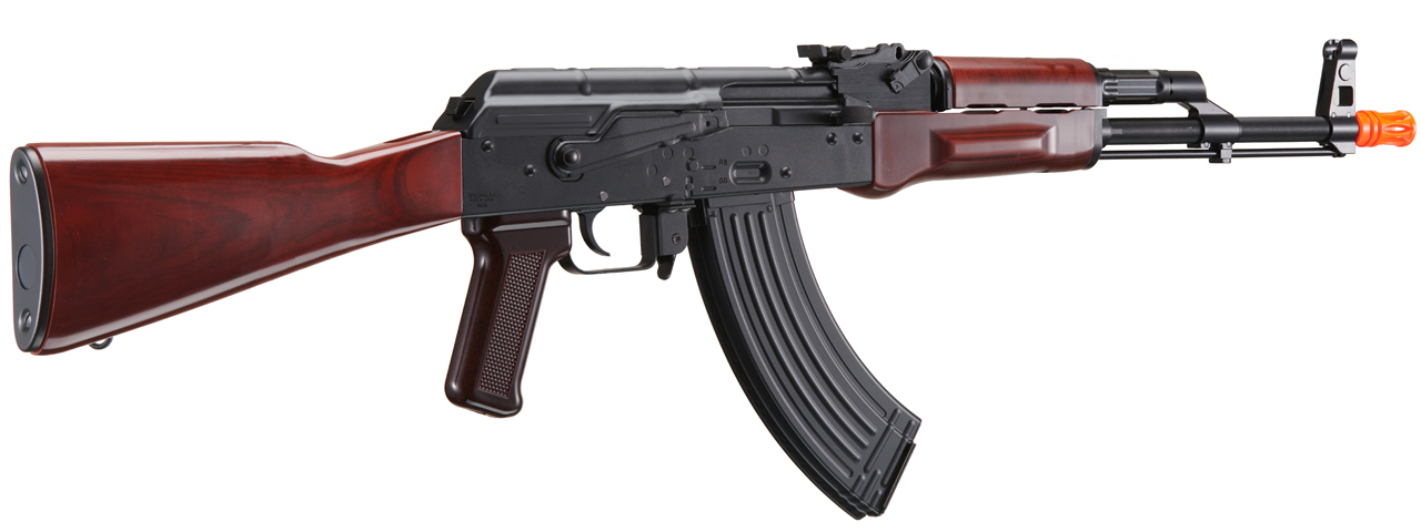 Tokyo Marui AKM ZET System Gas Blowback Rifle (Color: Black / Wood) - Click Image to Close