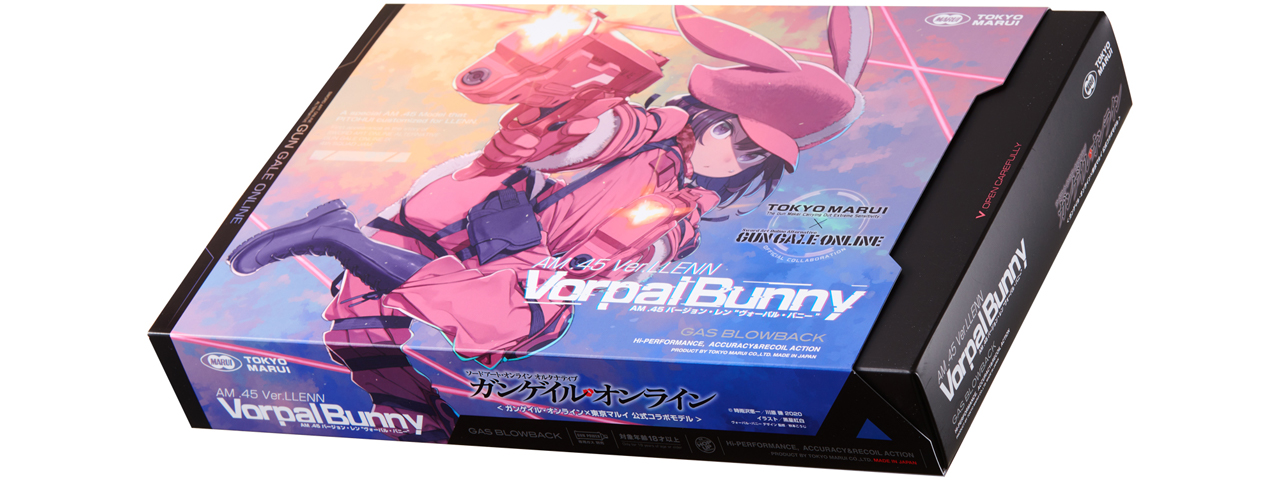 Tokyo Marui AM .45 Vorpal Bunny Limited Edition LLENN Version (Color: Pink) - Click Image to Close