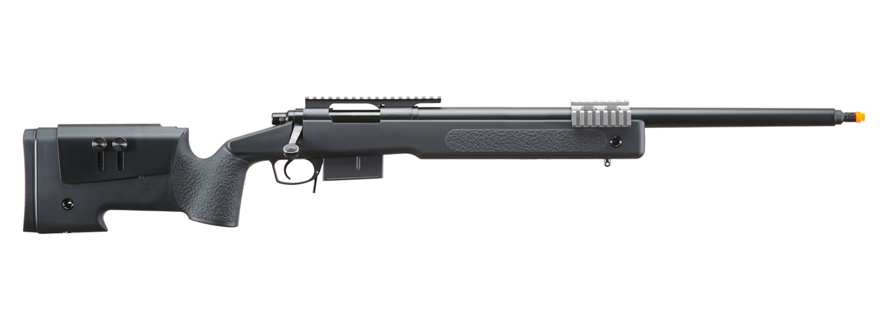 Tokyo Marui M40A5 Bolt Action Airsoft Sniper Rifle (Color: Black) - Click Image to Close