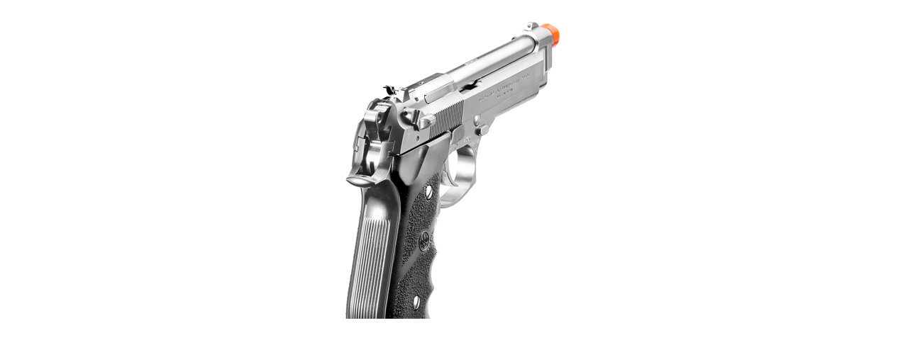 Tokyo Marui M92F Chrome Stainless Finishing Airsoft Gas Blowback Pistol (Color: Chrome)