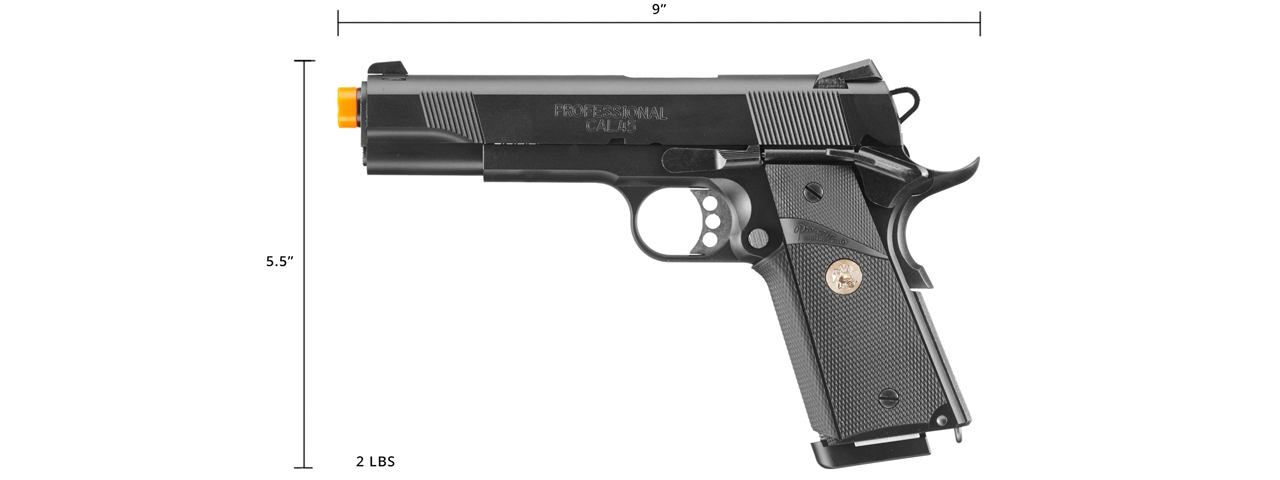 Tokyo Marui 1911 MEU Airsoft Gas Blowback Pistol (Color: Black)