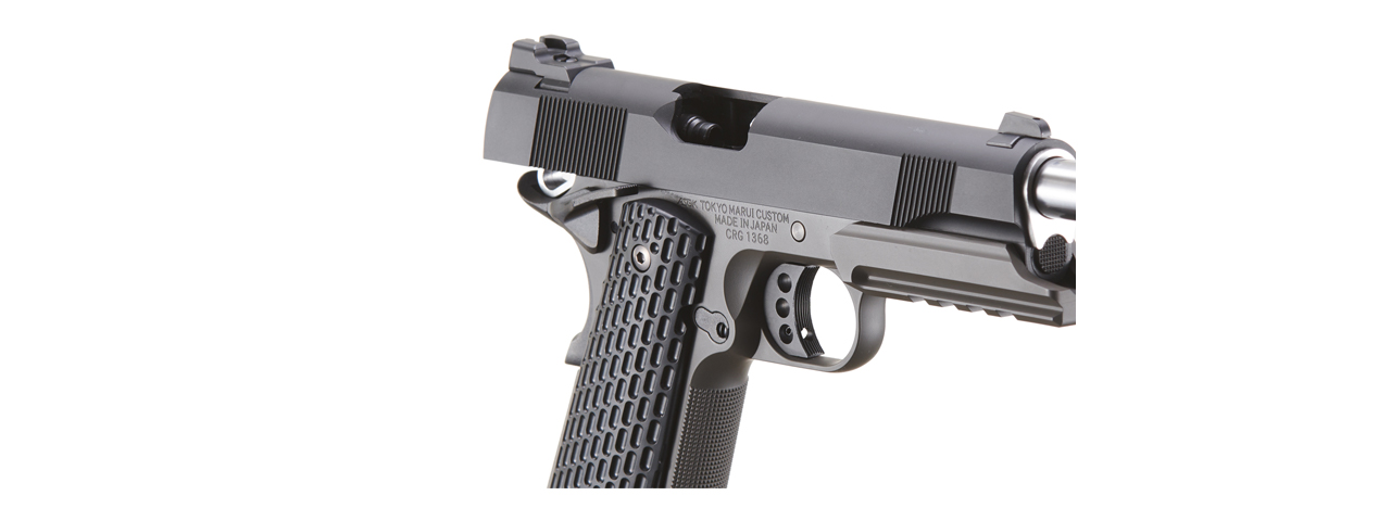 Tokyo Marui Night Warrior 1911 Hi-Kick Gas Blowback Airsoft Pistol (Color: Black & Gray)