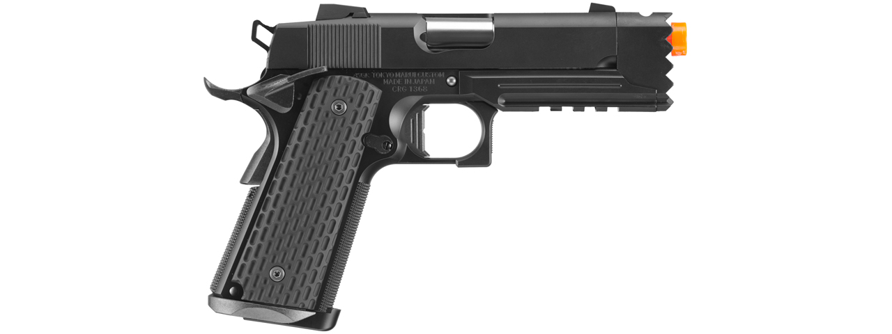 Tokyo Marui Limited Edition Strike Warrior 1911 Airsoft Gas Blowback Pistol (Color: Black) - Click Image to Close