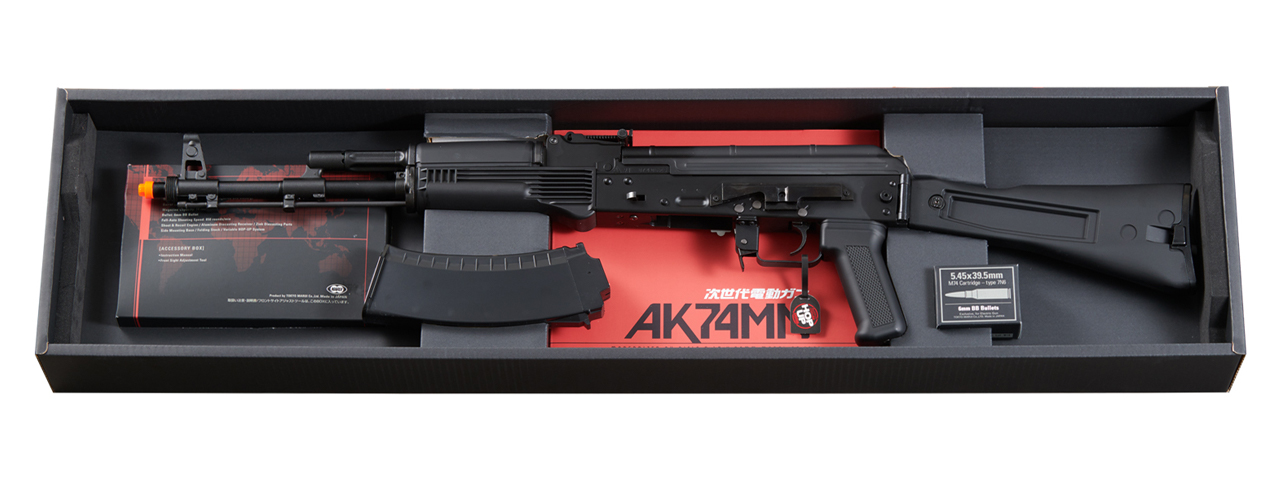 Tokyo Marui AK74MN Next Generation Recoil Shock System Airsoft AEG Rifle (Color: Black)