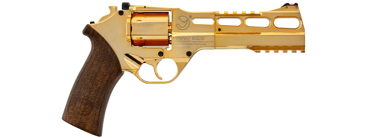 Chiappa Rhino 60DS 4.5mm Airgun CO2 Revolver Gold Edition - Click Image to Close