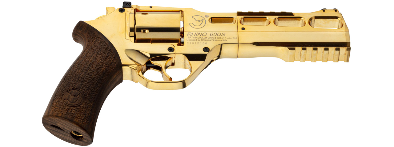 Chiappa Rhino 60DS 4.5mm Airgun CO2 Revolver Gold Edition - Click Image to Close