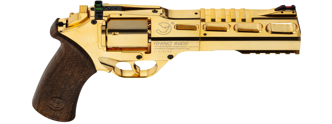 Chiappa Rhino 60DS 4.5mm Airgun CO2 Revolver Gold Edition