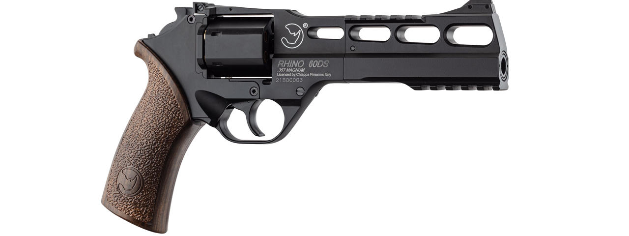 Chiappa Rhino 60DS Airsoft CO2 Revolver Black Edition - Click Image to Close