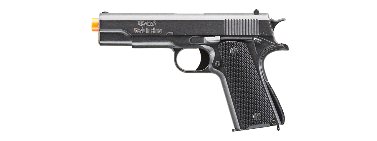 UK Arms 1911 Alloy Series Spring Airsoft Pistol (Color: Silver Gray)