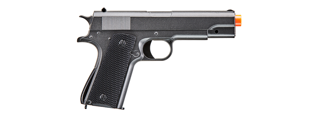 UK Arms 1911 Alloy Series Spring Airsoft Pistol (Color: Silver Gray)